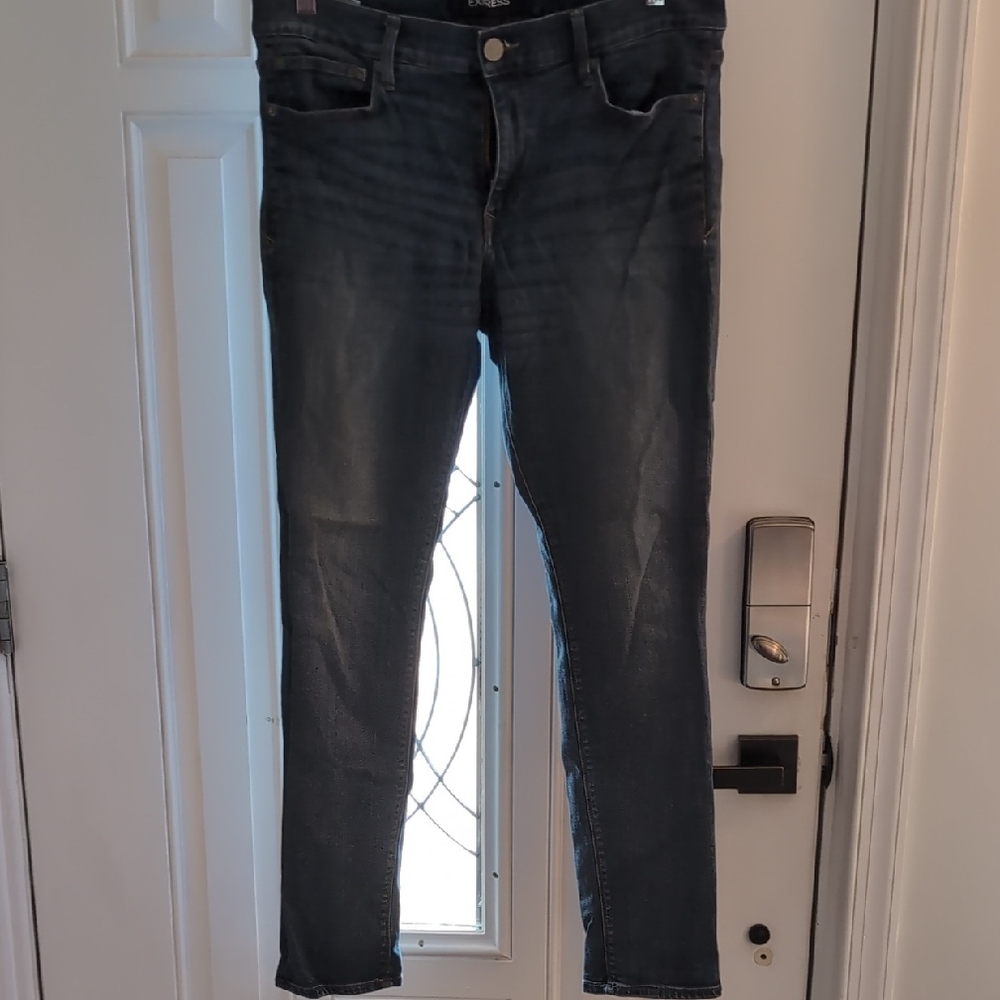 Express Women's Deep Indigo Skinny Jeans